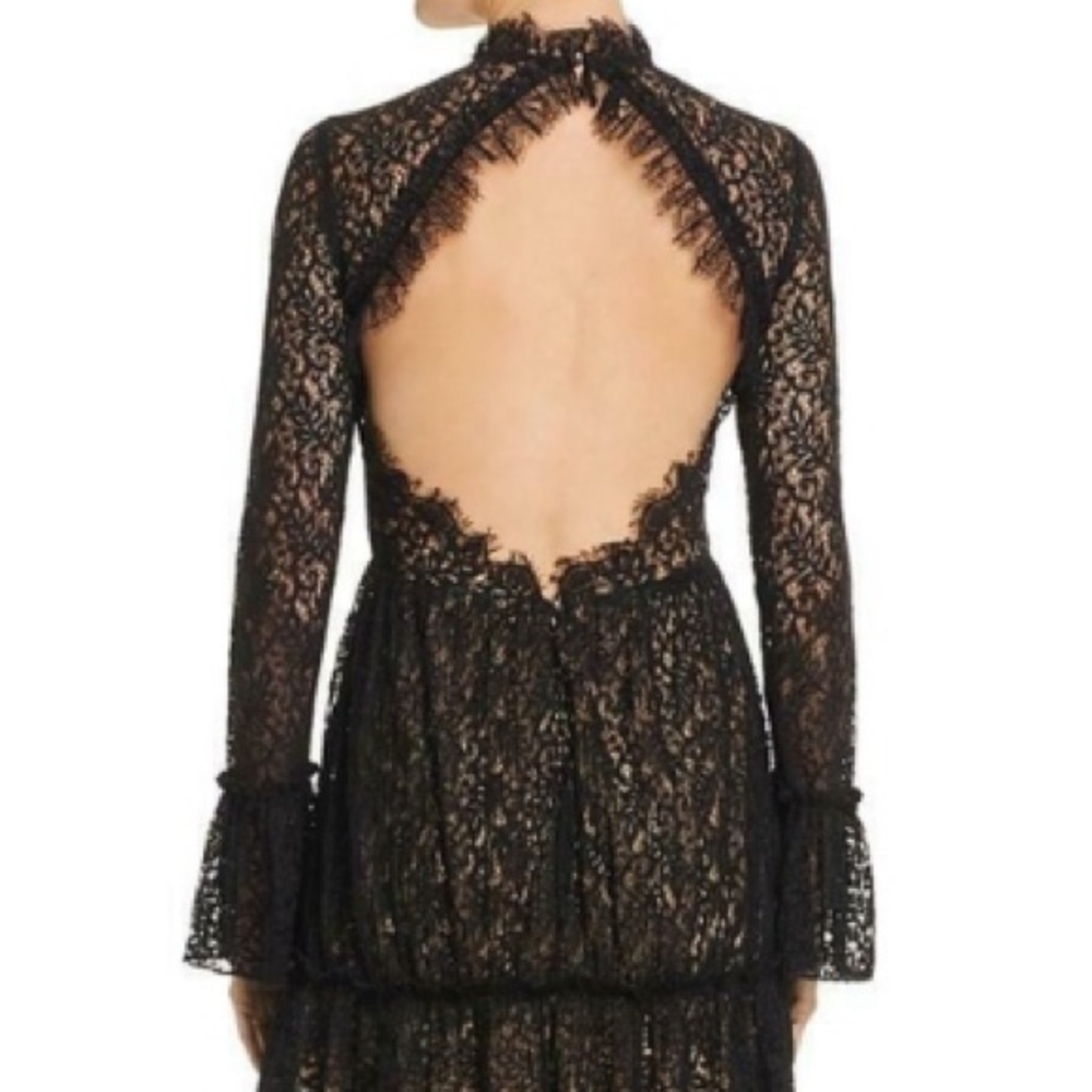 NWT Saylor black lace dress